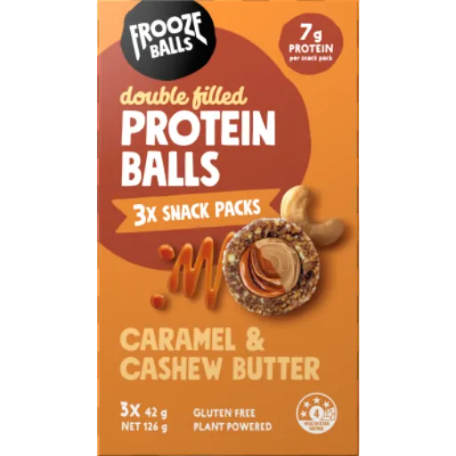FROOZE PROTEIN CARAMEL & CASHEW BUTTER 126G