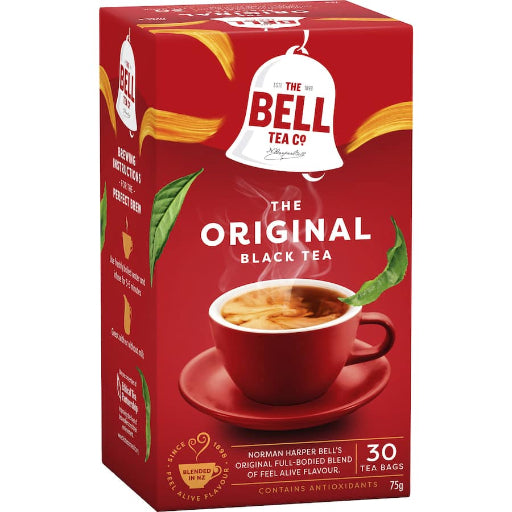 BELL ORIGINAL TAGLESS TEABAGS 30'S