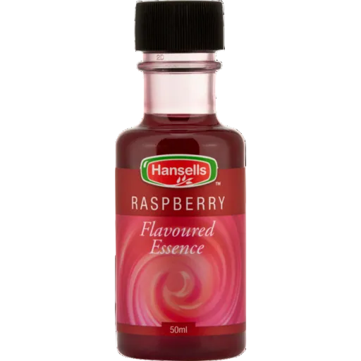 HANSELLS FLAVOURED ESSENCE RASPBERRY 50ML