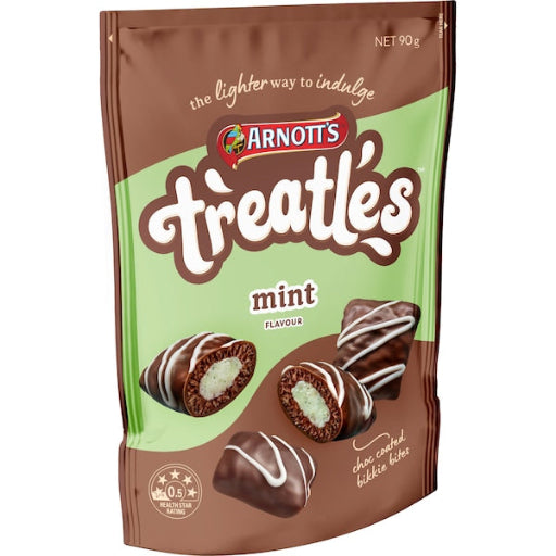 ARNOTTS TREATLES MINT FLAVOUR 90G