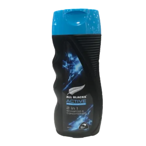 ALL BLACKS ACTIVE 2-IN-1 SHAMPOO & CONDITIONER 380ML