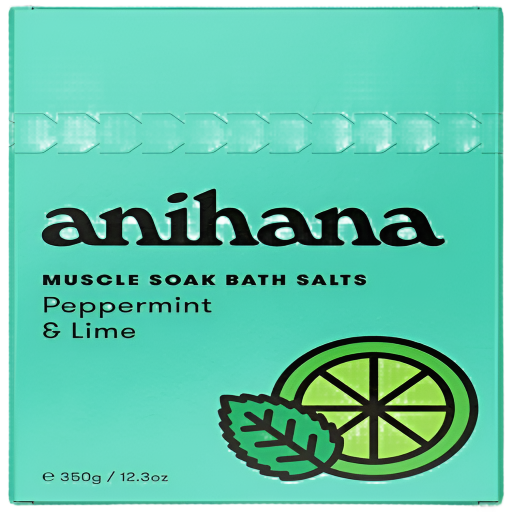ANIHANA BATH SALTS LIME & PEPPERMINT 350G