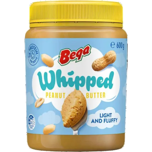 BEGA PEANUT BUTTER WHIPPED 600G