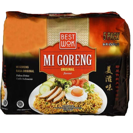 BEST WOK NOODLE ORIGINAL MI GORENG 5PK