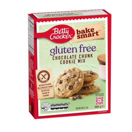 BETTY CROCKER GLUTEN FREE CHOC CHUNK 380G