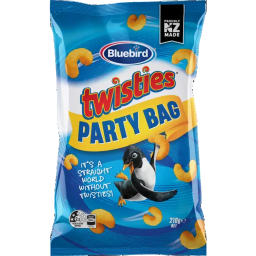 BLUEBIRD TWISTIES CHEESE 210G