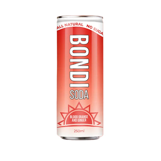 BONDI SODA BLOOD ORANGE & GINGER 250ML