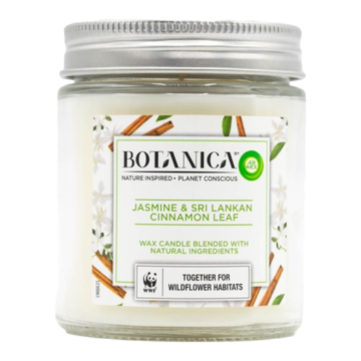 AIR WICK CANDLE BOTANICA JASMINE & CINNAMON LEAF 205G