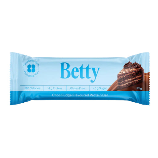 BETTY PROTEIN BAR CHOC FUDGE 52G