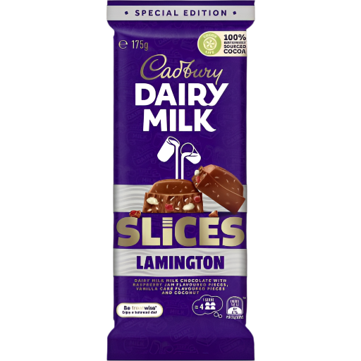 CADBURY LAMINGTON SLICE BLOCK 175G