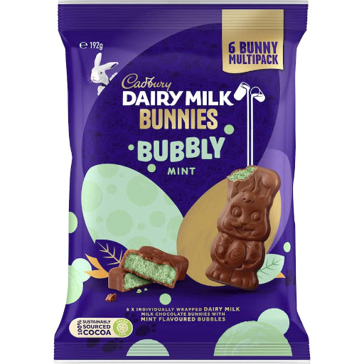 CADBURY MINT BUNNY 6PK