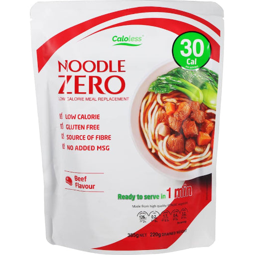 CALOLESS NOODLE ZERO BEEF 370G