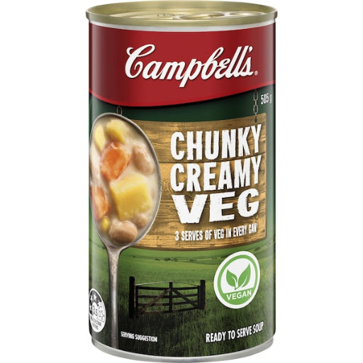 CAMPBELL CREAMY VEGETABLE SOUP 505G