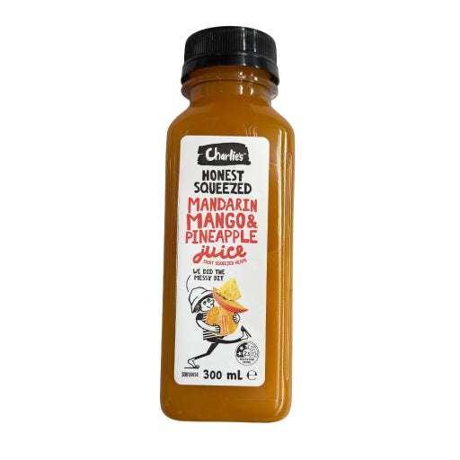 CHARLIES MANDARIN MANGO PINEAPPLE JUICE 300ML