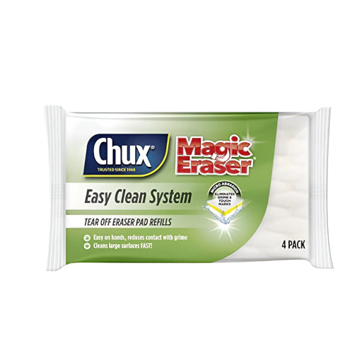 CHUX MAGIC ERASER EASY CLEAN REFILLS X 4