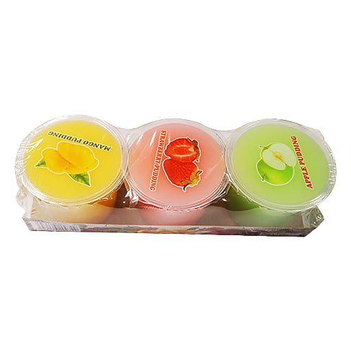CLEVER CHOICE PUDDING MIXED FRUIT 3PK