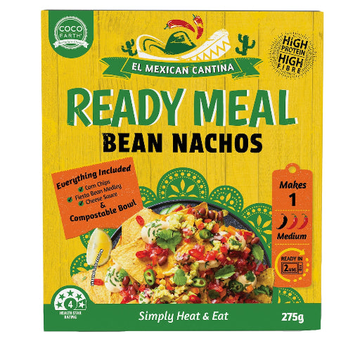 COCO EARTH MEXICAN BEAN NACHOS BOWL 275G