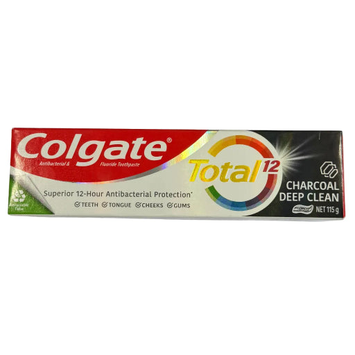 COLGATE TOTAL CHARCOAL DEEP CLEAN TOOTHPASTE 115G