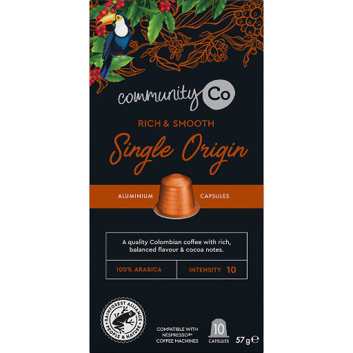 COMMUNITY CO COFFEE NESPRESSO COMPATIBLE CAPSULE 10PK