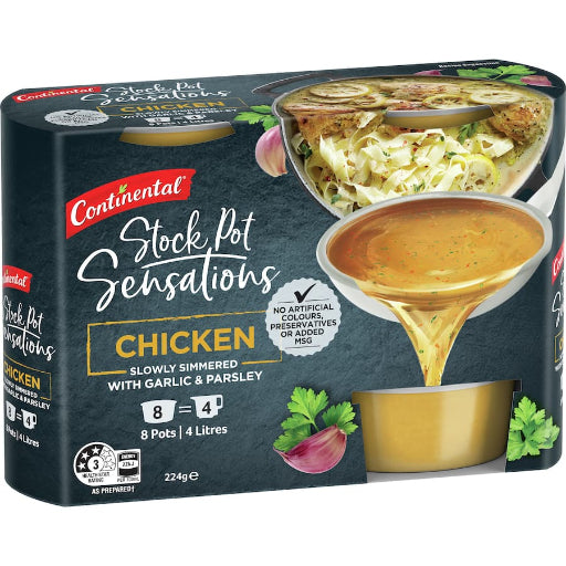 CONTINENTAL STOCK POT CHICKEN 224G (8X28G)