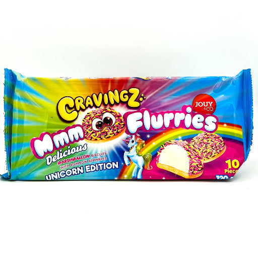 CRAVINGZ FLURRIES UNICORN RAINBOW SPRINKLES 120G