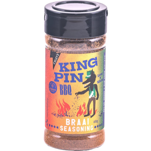 CULLEYS KING PIN BBQ BRAAI SEASONING 60G