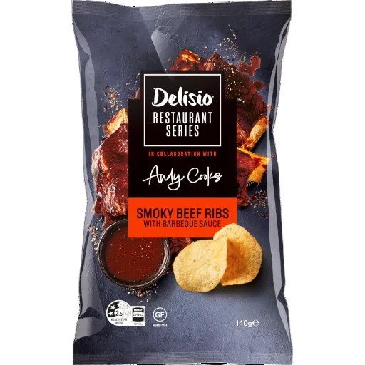DELISIO SMOKY BEEF RIB 140G