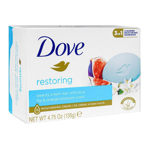 DOVE BEAUTY BAR BLUE FIG AND ORANGE BLOSSOM 135G