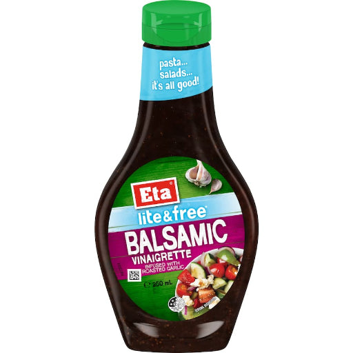 ETA BALSAMIC VINAIGRETTE LITE & FREE 250ML