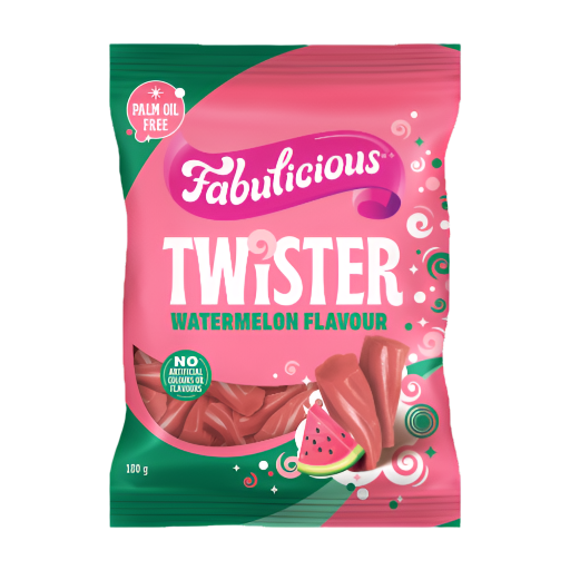 Fabulicious - Watermelon Twisters 180g