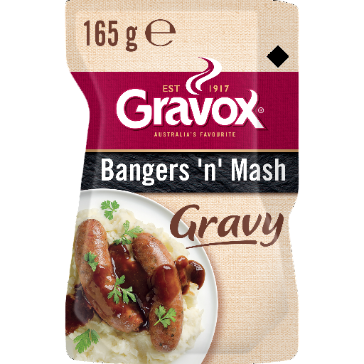 GRAVOX LIQUID BANGERS & MASH GRAVY 165G