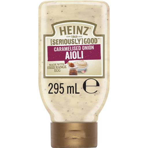HEINZ SERIOUSLY GOOD ONION AIOLI 295ML
