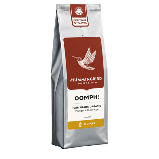 HUMMINGBIRD OOMPH PLUNGER COFFEE 200G