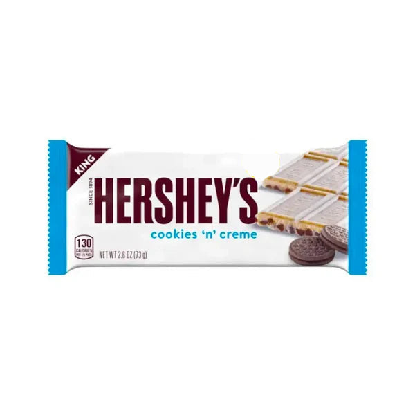 HERSHEYS COOKIE & CREAM KING SIZE 73G