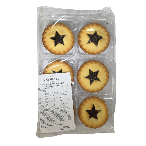 YARROWS ESPRESSO MARTINI FRUIT MINCE PIES 6PK