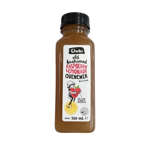 CHARLIES QUENCHER RASPBERRY LEMON 300ML
