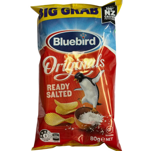 BLUEBIRD READY SALTED 80G