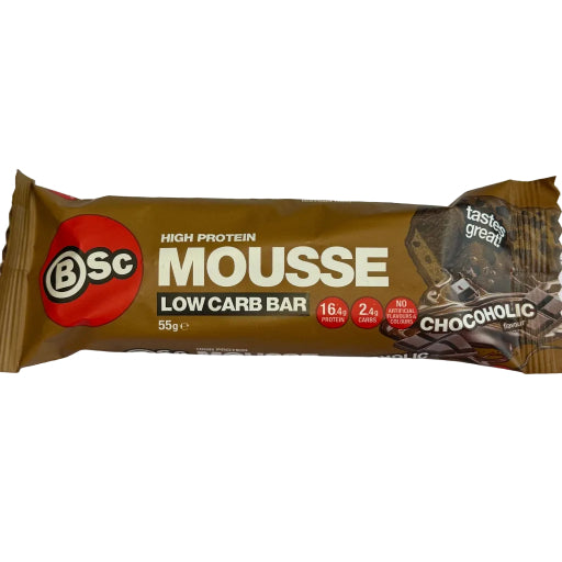 BODY SCIENCE LOW CARB MOUSSE BAR CHOCOHOLIC 55G