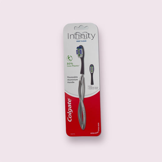 Colgate Infinity - 1x Aluminum Handle, 2x Brushheads