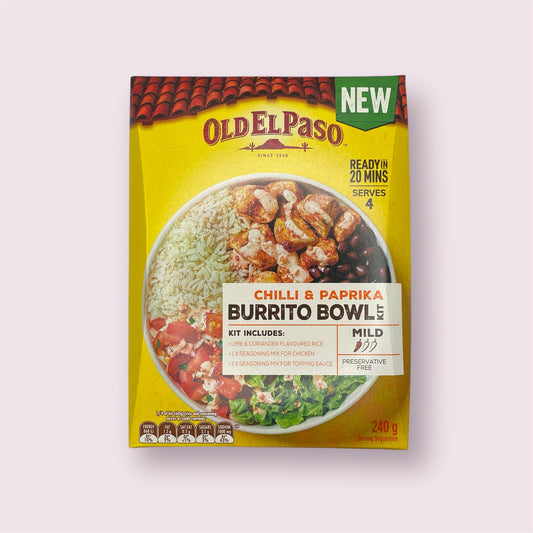 Old El Paso - Chilli & Paprika Burrito Bowl Kit 4 Serves 240g