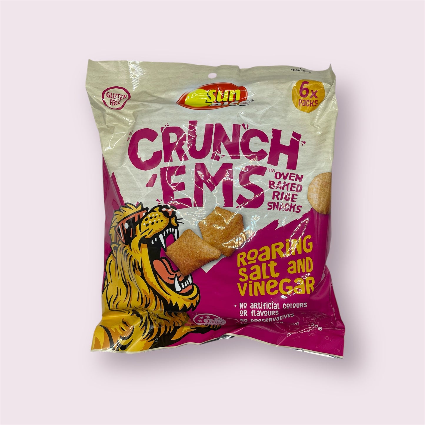 Sun Rice - Salt & Vinegar Crunch 'Ems 6pk