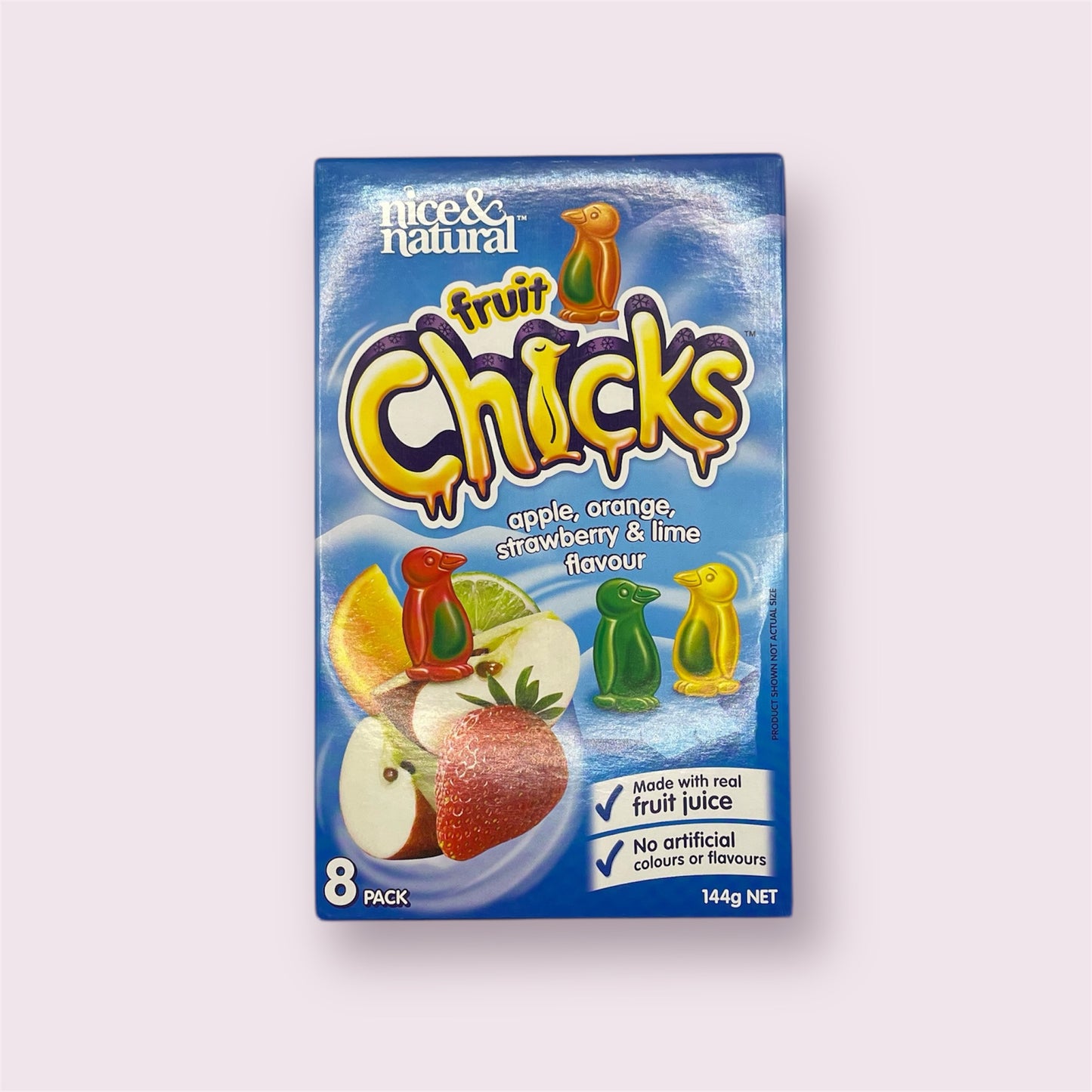 Nice & Natural - Fruit Chicks 8pk 144g