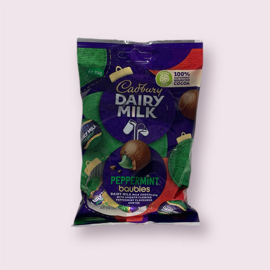 Cadbury - Peppermint Baubles 114g