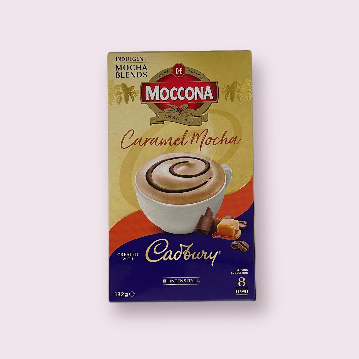 Moccona - Cadbury Caramel Mocha Sachets 8pk