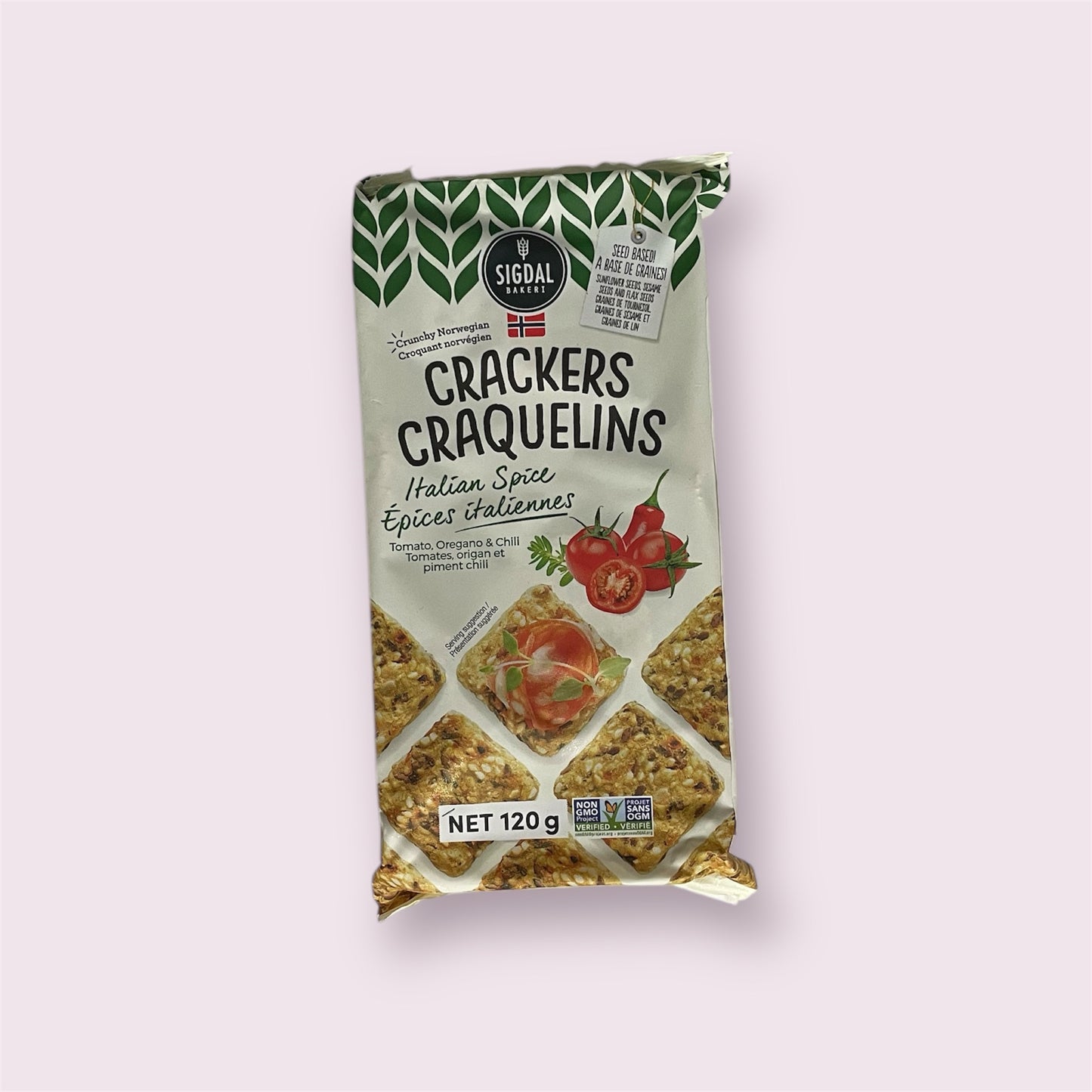 Sigdal - Italian Spice Crackers 120g