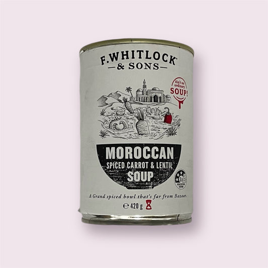 F. Whitlock & Sons - Moroccan Spiced Carrot & Lentil soup 420g