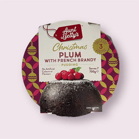 Aunt Betty's - Xmas Plum With French Brandy Pudding 7 Serves 700g