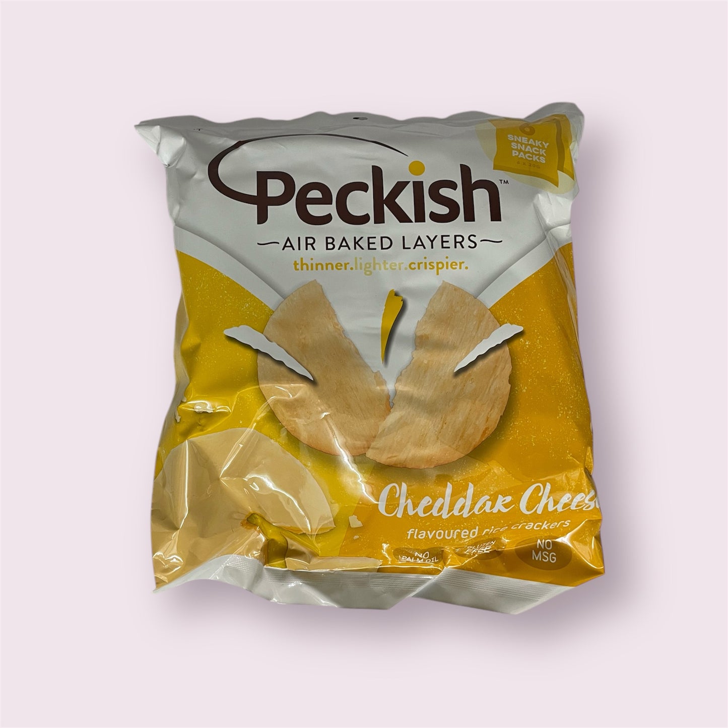 Peckish - Cheddar Cheese Flavoured Crackers 6 pk