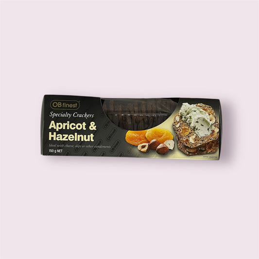 OB Finest - Apricot & Hazelnut Crackers 150g