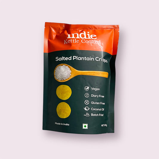 Indie - Salted Plantain Crisps 100g